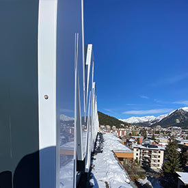 Die größte LED-Werbeanlage von Davos!