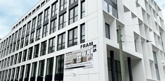 Vermarktungs-Kommunikation für das „FRAMES“ in Frankfurt